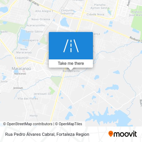 Rua Pedro Álvares Cabral map