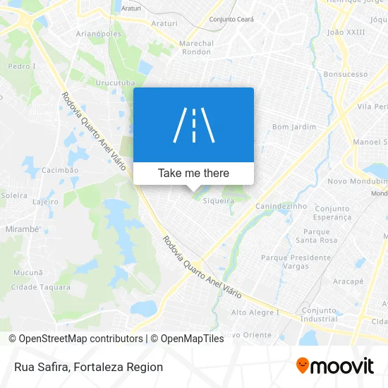 Rua Safira map