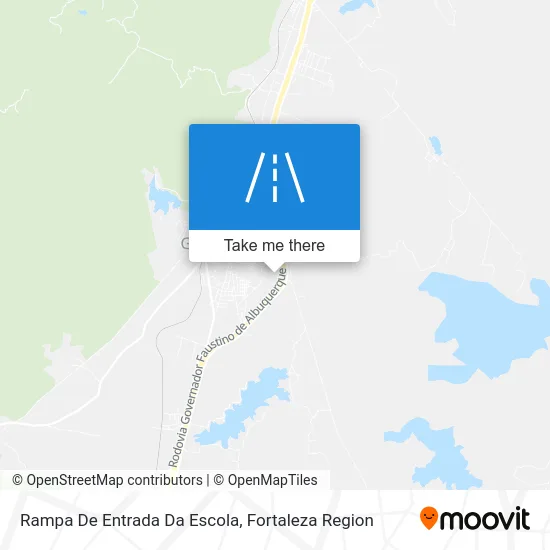 Rampa De Entrada Da Escola map