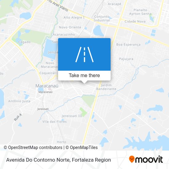 Avenida Do Contorno Norte map