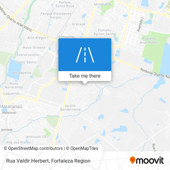 Rua Valdir Herbert map