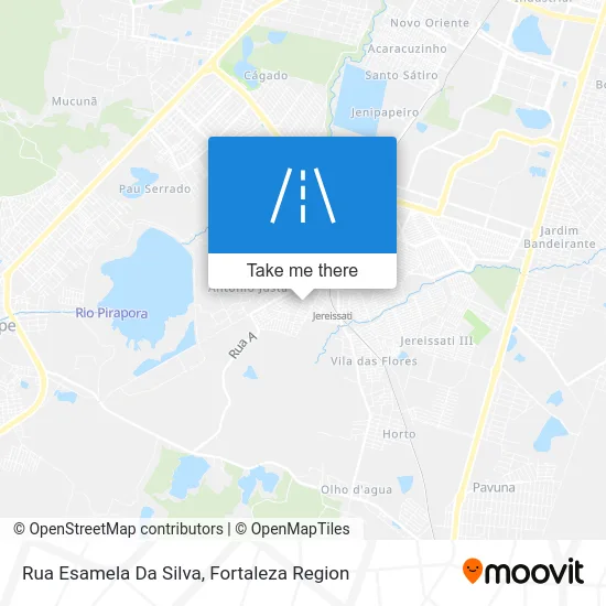 Rua Esamela Da Silva map