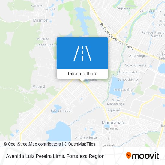 Avenida Luiz Pereira Lima map
