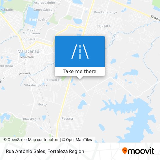 Rua Antônio Sales map