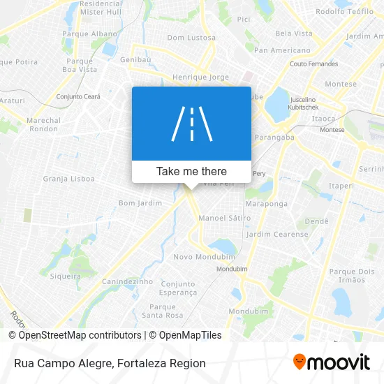 Rua Campo Alegre map