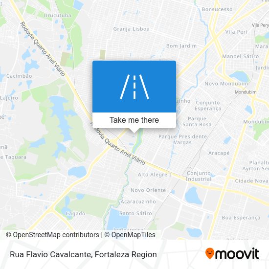 Rua Flavio Cavalcante map