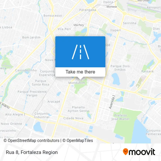 Rua 8 map