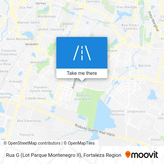 Rua G (Lot Parque Montenegro II) map