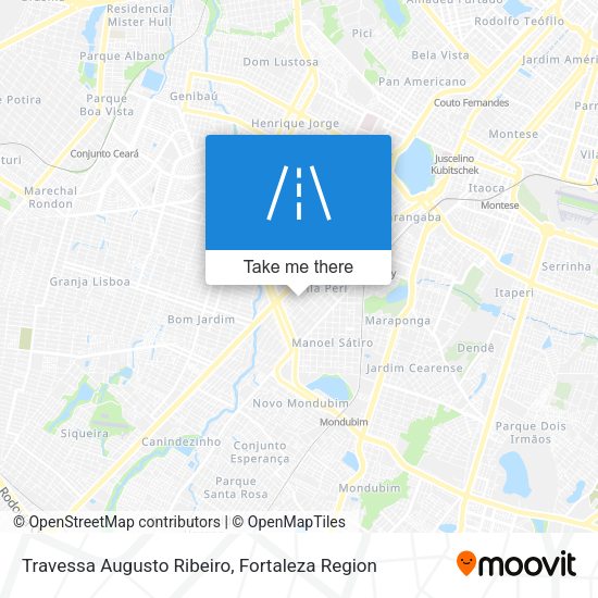 Travessa Augusto Ribeiro map