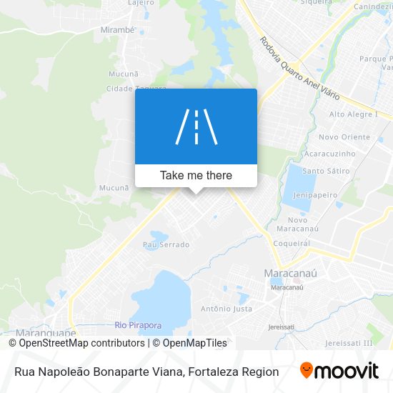 Rua Napoleão Bonaparte Viana map