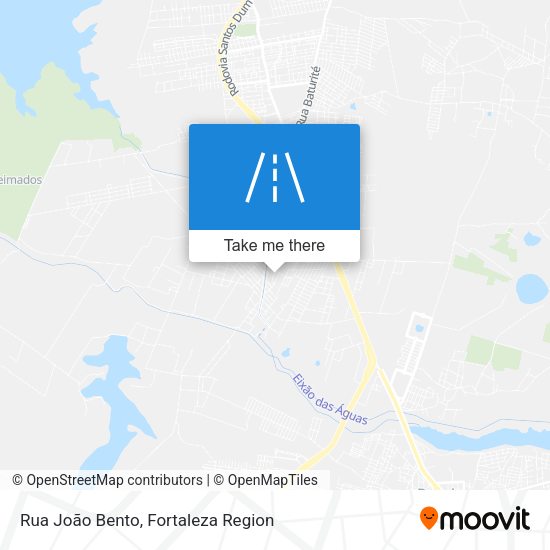 Rua João Bento map