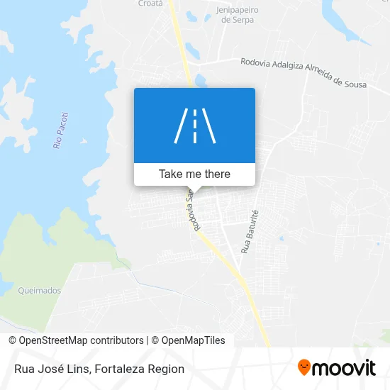 Rua José Lins map