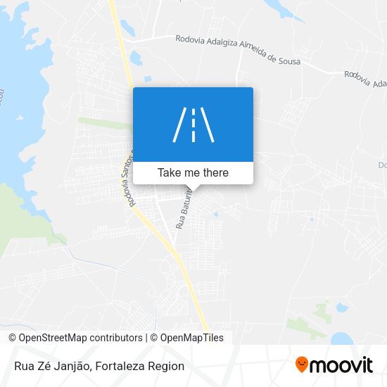 Rua Zé Janjão map