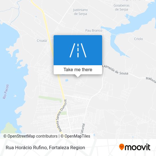 Rua Horácio Rufino map