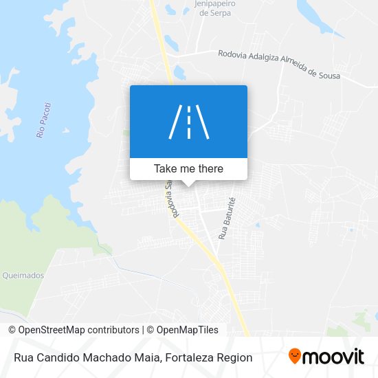 Rua Candido Machado Maia map