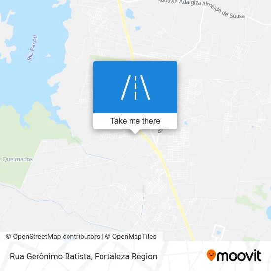 Rua Gerônimo Batista map