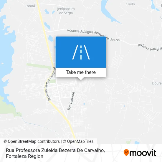 Rua Professora Zuleida Bezerra De Carvalho map