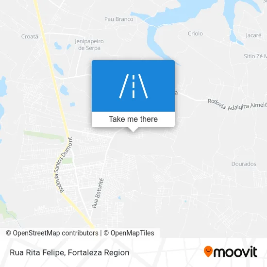 Rua Rita Felipe map