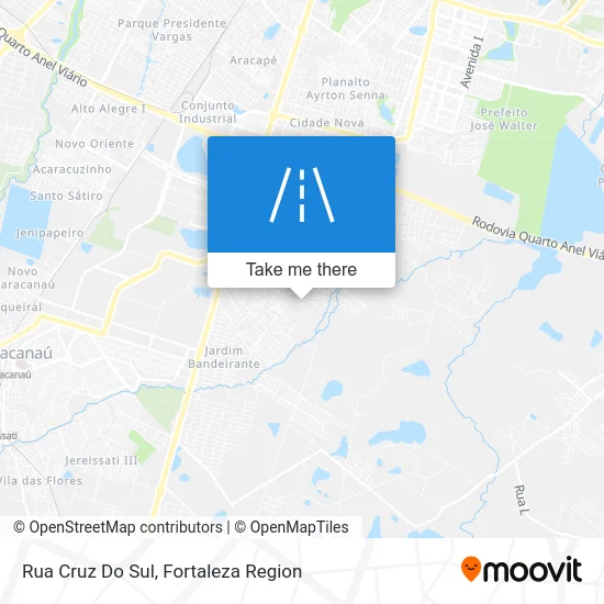Rua Cruz Do Sul map