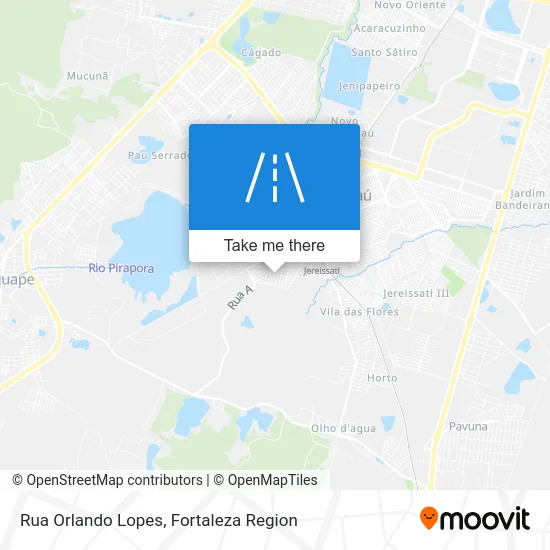 Rua Orlando Lopes map
