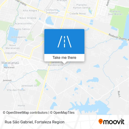 Rua São Gabriel map