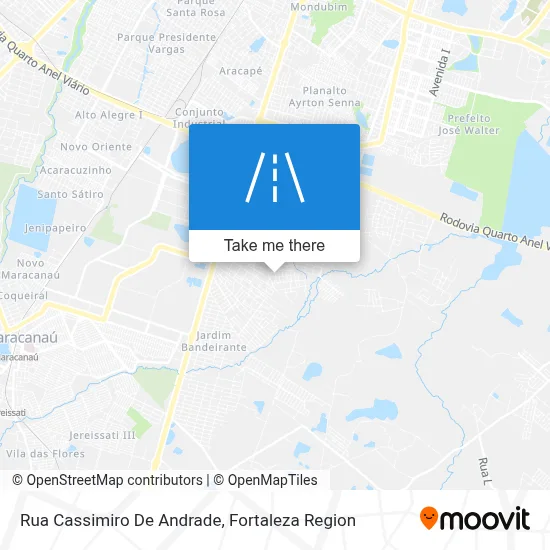 Rua Cassimiro De Andrade map