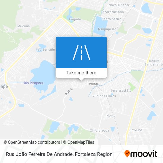 Rua João Ferreira De Andrade map