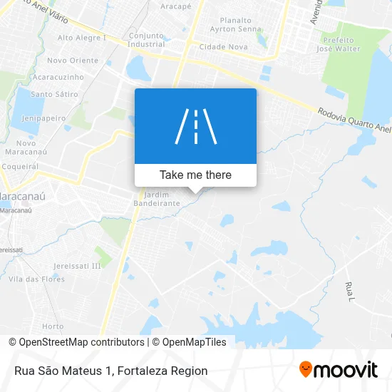 Rua São Mateus 1 map