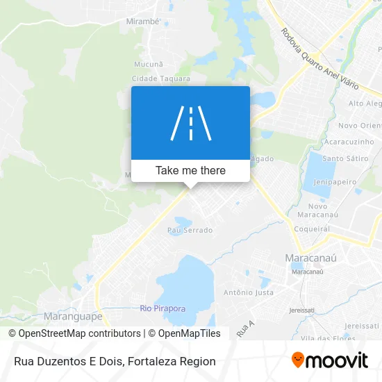 Rua Duzentos E Dois map