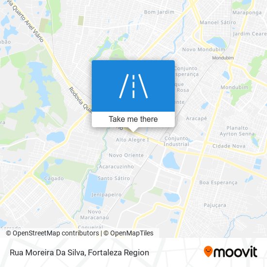 Rua Moreira Da Silva map