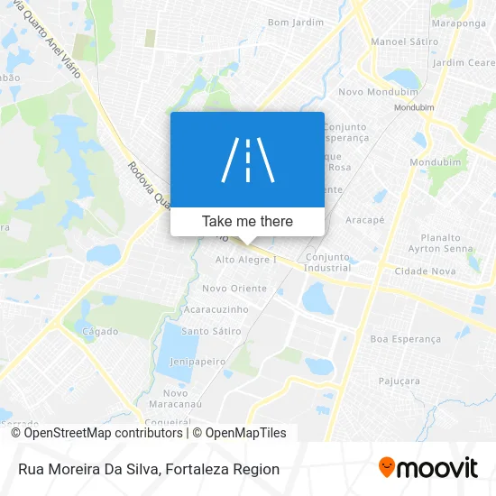 Rua Moreira Da Silva map
