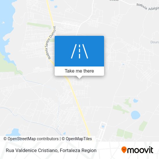 Rua Valdenice Cristiano map