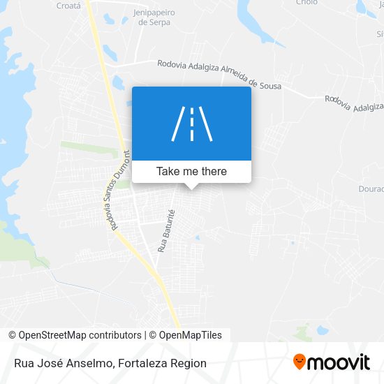 Rua José Anselmo map
