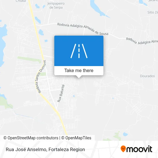 Rua José Anselmo map