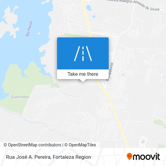 Rua José A. Pereira map