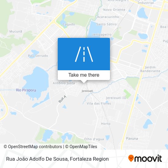 Rua João Adolfo De Sousa map