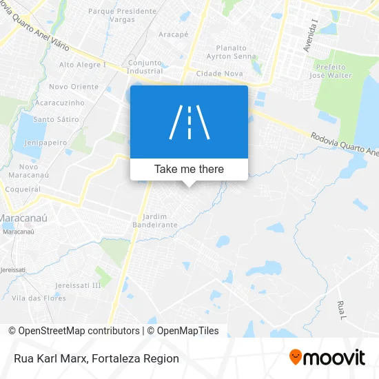 Rua Karl Marx map