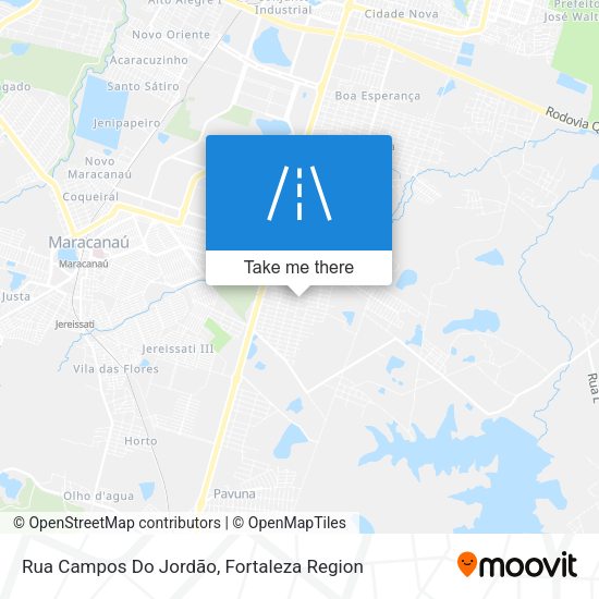 Rua Campos Do Jordão map