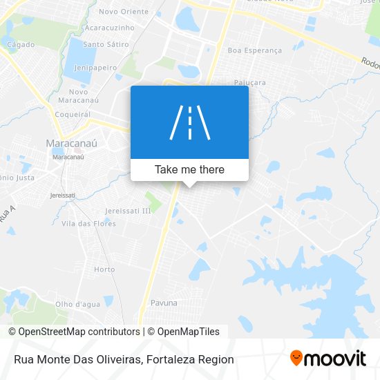Rua Monte Das Oliveiras map