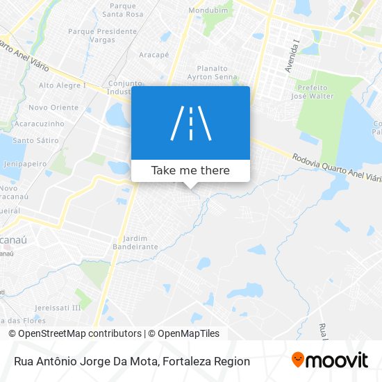 Mapa Rua Antônio Jorge Da Mota