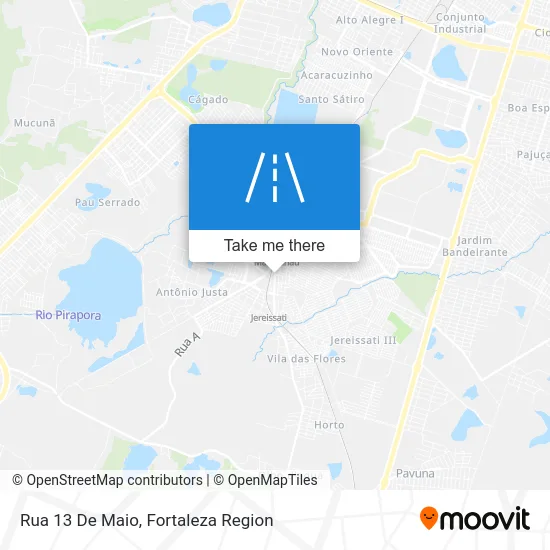 Rua 13 De Maio map