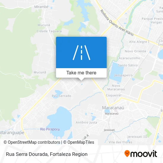 Rua Serra Dourada map