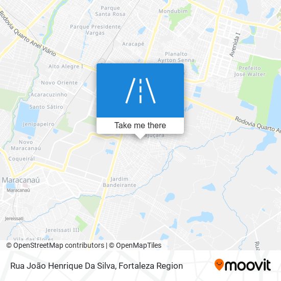 Mapa Rua João Henrique Da Silva