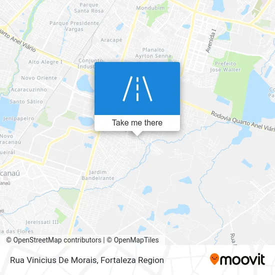 Rua Vinicius De Morais map