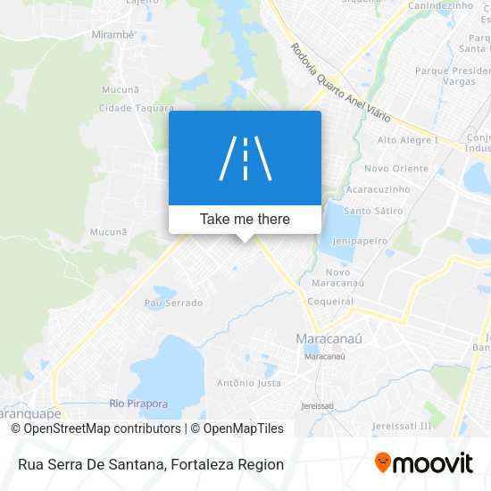 Rua Serra De Santana map