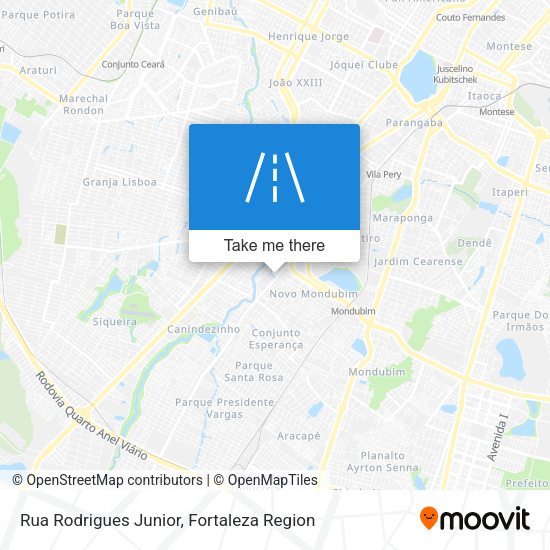 Rua Rodrigues Junior map