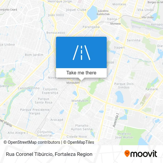 Rua Coronel Tibúrcio map