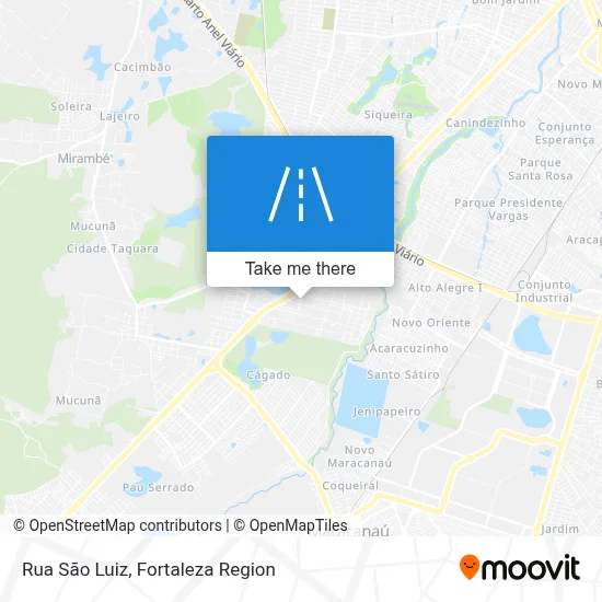 Rua São Luiz map