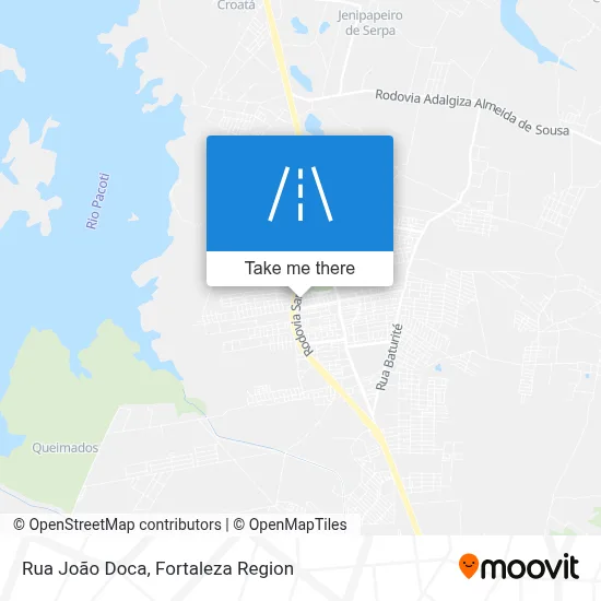Rua João Doca map