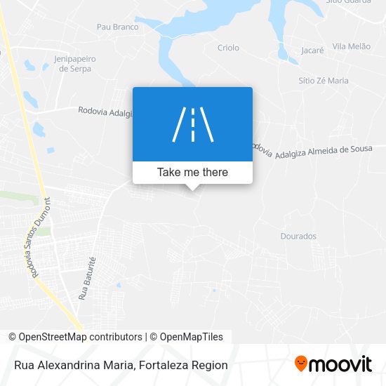 Rua Alexandrina Maria map